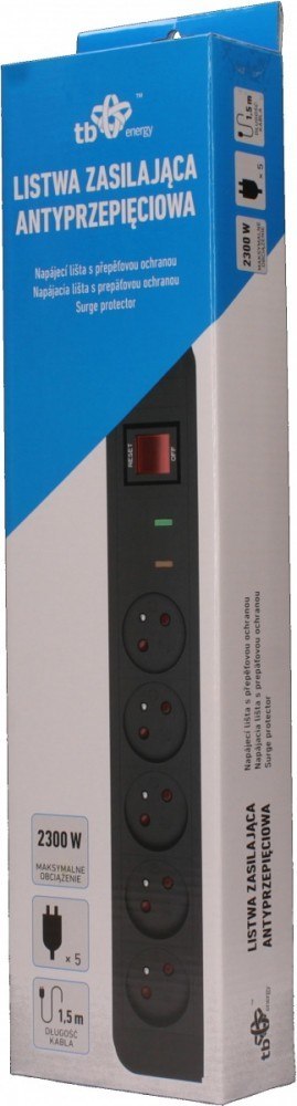 TB Energy Listwa antyprzepięciowa x5,1.5m