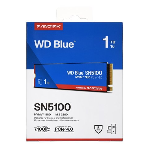 WD WD Blue SN5100 1TB PCIe M2 WDS100T5B0E