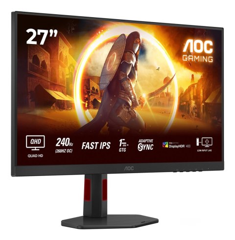AOC MONITOR AOC LED 27" Q27G4ZR Fast IPS QHD 240Hz (260Hz O/C)