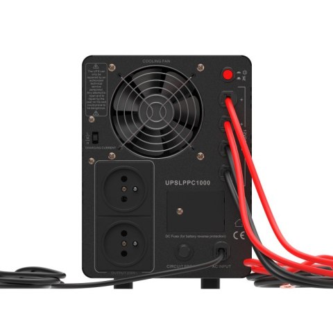 Green Cell Zasilacz awaryjny UPS AVR PowerCore 1000W/1500VA 12VDC