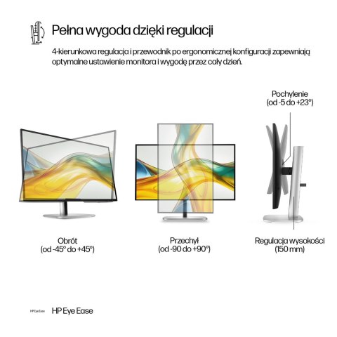 Hewlett-Packard HP S5 PRO 527PQ 27 QHD (2560x1440) FHD IPS 350n 5ms DP HDMI USB-B HAS 3/3/0