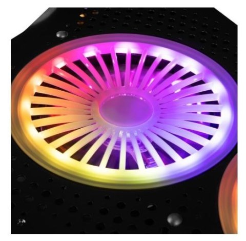 MODECOM Podstawka chłodząca pod laptopa CF18 RGB SILENT FAN czarna