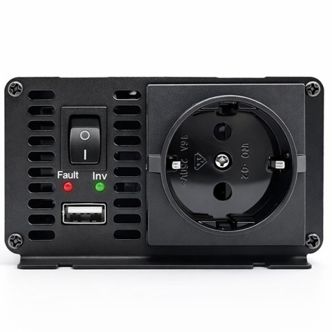 Qoltec Przetwornica napięcia MS Wave | 12V na 230V | 300/600W