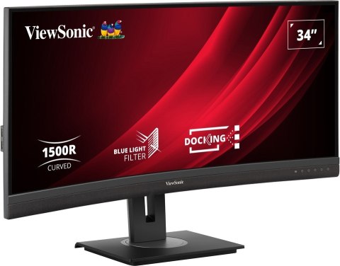 VIEWSONIC Viewsonic VG3456C monitor komputerowy 86,4 cm (34") 3440 x 1440 px UltraWide Quad HD LED Czarny