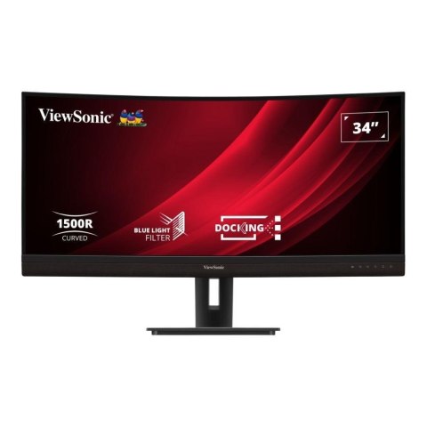 VIEWSONIC Viewsonic VG3456C monitor komputerowy 86,4 cm (34") 3440 x 1440 px UltraWide Quad HD LED Czarny