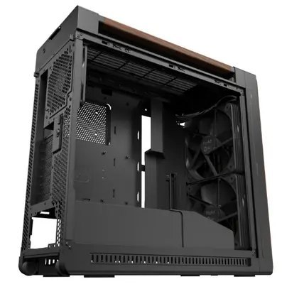 ASUS ASUS ProArt PA602 Wood Edition Modern Black - Metal Panel Midi Tower Czarny, Drewno