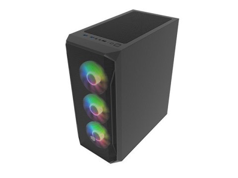 NATEC FURY OBUDOWA KOMPUTEROWA FURY SHOBO SH4F RGB MIDI Z OKNEM CZARNA