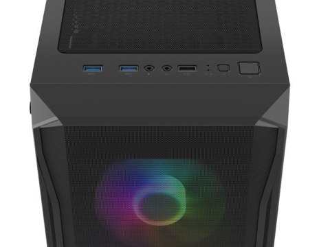 NATEC FURY OBUDOWA KOMPUTEROWA FURY SHOBO SH4F RGB MIDI Z OKNEM CZARNA