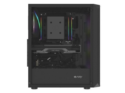 NATEC FURY OBUDOWA KOMPUTEROWA FURY SHOBO SH4F RGB MIDI Z OKNEM CZARNA