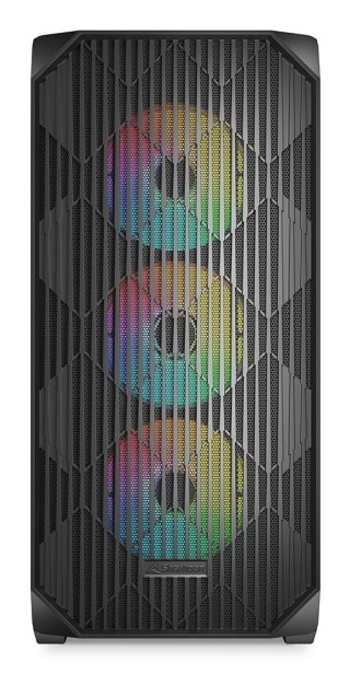 Sharkoon Obudowa komputerowa Sharkoon AK3 RGB Czarne Szkło Hartowane