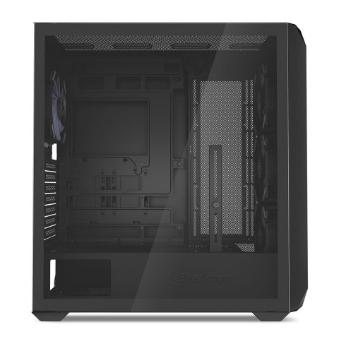Sharkoon Obudowa komputerowa Sharkoon AK3 RGB Czarne Szkło Hartowane