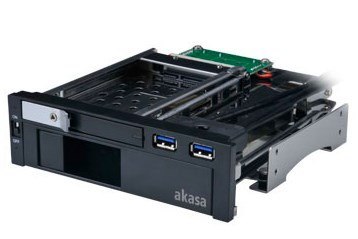 Akasa Akasa AK-IEN-01 panel drive bay 2,5/3,5" Czarny