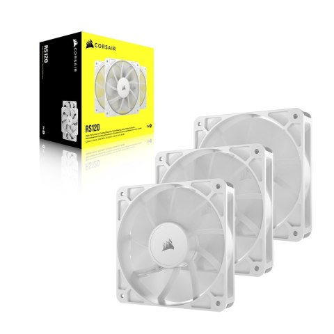 Corsair Corsair RS120 Obudowa komputera Wentylator 12 cm Biały 3 szt.
