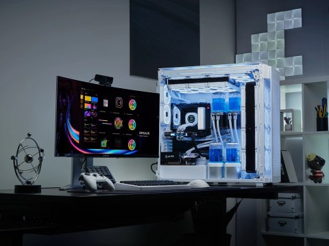 Corsair Corsair obudowa Super-Tower 9000D iCUE LINK AIRFLOW TP (White)