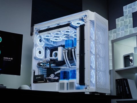Corsair Corsair obudowa Super-Tower 9000D iCUE LINK AIRFLOW TP (White)