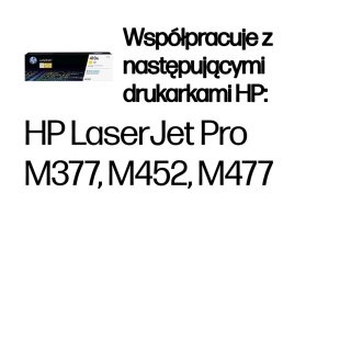 Hewlett-Packard HP 410A oryginalny wkład z żółtym tonerem LaserJet