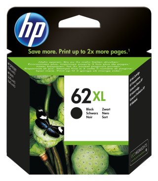 Hewlett-Packard Tusz HP czarny HP 62XL, HP62XL=C2P05A, 600 str.