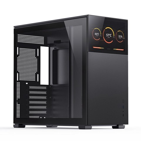 Jonsbo Obudowa Jonsbo D41 Screen ATX, Szkło Hartowane - czarna