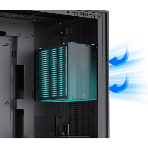 Jonsbo Obudowa Jonsbo D41 Screen ATX, Szkło Hartowane - czarna