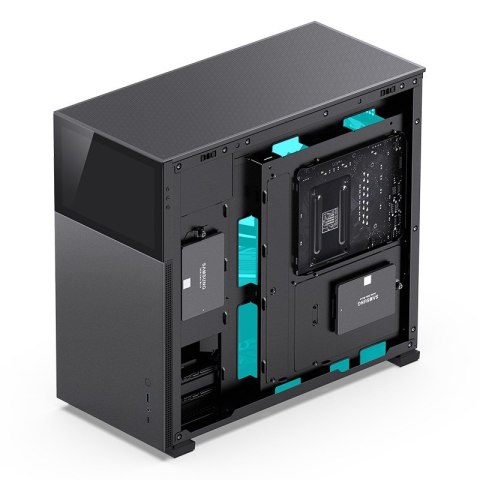 Jonsbo Obudowa Jonsbo D41 Screen ATX, Szkło Hartowane - czarna