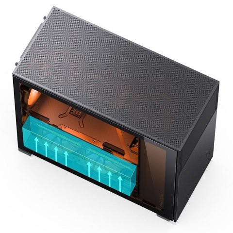 Jonsbo Obudowa Jonsbo D41 Screen ATX, Szkło Hartowane - czarna