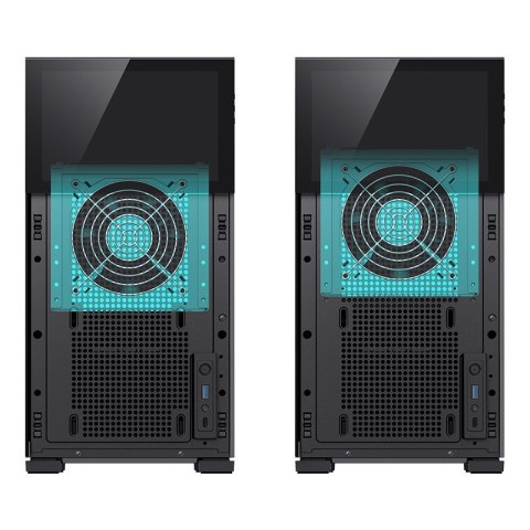 Jonsbo Obudowa Jonsbo D41 Screen ATX, Szkło Hartowane - czarna