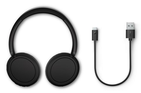 Philips Philips 5000 series TAH5209BK/00 słuchawki/zestaw słuchawkowy Bezprzewodowy Opaska na głowę Połączenia/muzyka Bluetooth Czarny