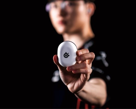 SteelSeries Steelseries Arctis Gamebuds Zestaw słuchawkowy Bezprzewodowy Douszny Gaming Bluetooth Biały