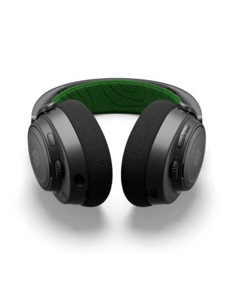 SteelSeries Steelseries Arctis Nova 7X Zestaw słuchawkowy Przewodowy i Bezprzewodowy Opaska na głowę Gaming USB Type-C Bluetooth Czarny, Zie