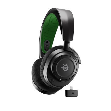SteelSeries Steelseries Arctis Nova 7X Zestaw słuchawkowy Przewodowy i Bezprzewodowy Opaska na głowę Gaming USB Type-C Bluetooth Czarny, Zie