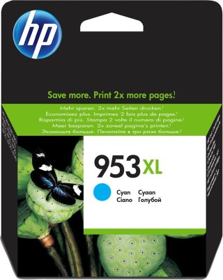 Hewlett-Packard Tusz HP niebieski HP 953XL, HP953XL=F6U16AE, 1600 str.,20 ml.