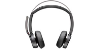 POLY POLY Zestaw słuchawkowy Voyager Focus 2 z certyfikatem Microsoft Teams USB-C-C + przejściówka USB-C/A + podstawka ładująca