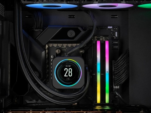 Pamięć Corsair Vengeance RGB, DDR5, 96 GB, 6000MHz, CL30 CMH96GX5M2B6000C30