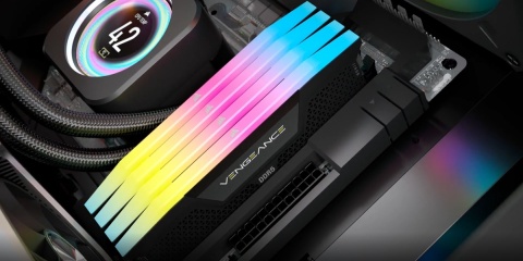 Pamięć Corsair Vengeance RGB, DDR5, 96 GB, 6000MHz, CL30 CMH96GX5M2B6000C30