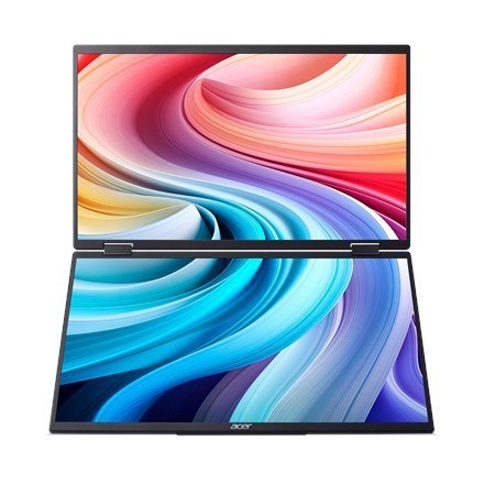 Acer Projektor Acer PD163QBMIUUX Seria PD3 16" IPS Czarny 16:9 60 Hz 8 ms 2x1920 x 1080 pikseli 250 cd/m2 Ilość portów HDMI: 1