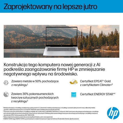 Hewlett-Packard HP OmniBook 7 17-DC0073CL Ultra 7 258V 17.3"FHD Touch 32GB SSD1TB BT BLKB GeForce RTX 4050 6GB Win11 Silver (REPACK) 2Y