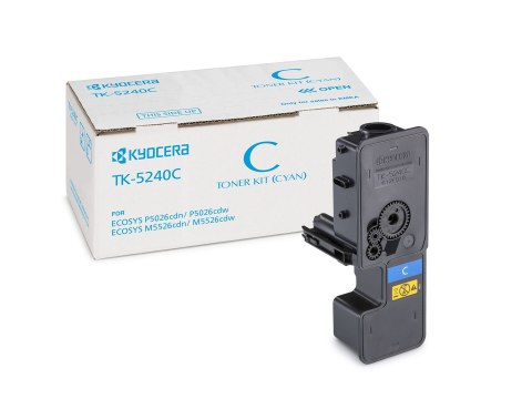 Kyocera Kyocera Toner TK-5240C TK-5240 1T02R7CNL0 Niebieski