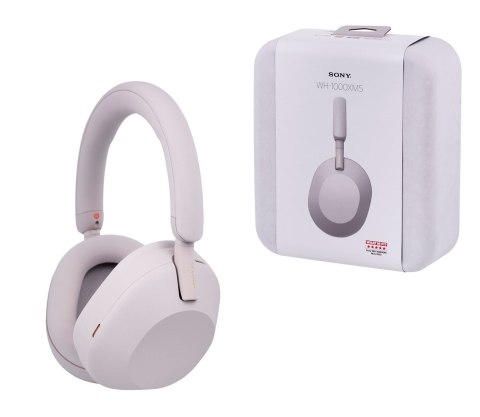 Sony Słuchawki Sony WH-1000XM5 nauszne bluetooth srebrne