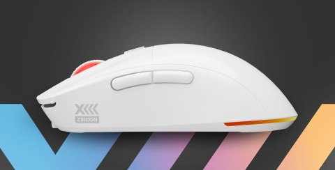 GENESIS GENESIS Zircon XIII myszka Gaming Oburęczny RF Wireless + USB Type-C Optyczny 26000 DPI