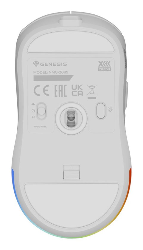 GENESIS GENESIS Zircon XIII myszka Gaming Oburęczny RF Wireless + USB Type-C Optyczny 26000 DPI