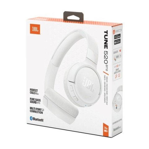 JBL Słuchawki nauszne JBL T520 BT2 białe