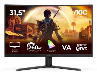 AOC AOC G4 C32G42ZE monitor komputerowy 80 cm (31.5") 1920 x 1080 px Full HD LED Czarny, Czerwony
