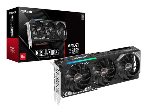Asrock Karta graficzna ASRock Radeon RX 9070 Challenger 16GB