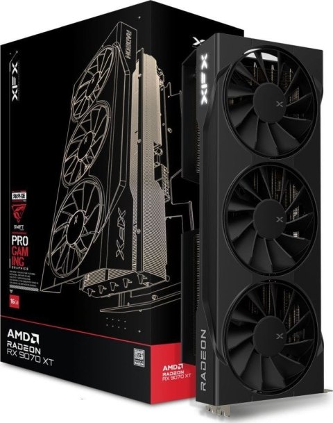 XFX Karta graf. XFX Swift RX 9070XT 3-FAN Gaming E. 16G