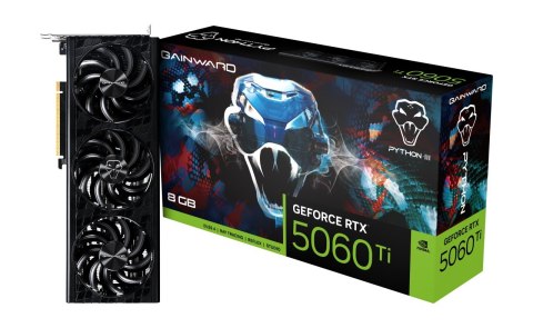 Gainward Karta graficzna Gainward GWD RTX 5060Ti Python III 8 GB pamięci GDDR7