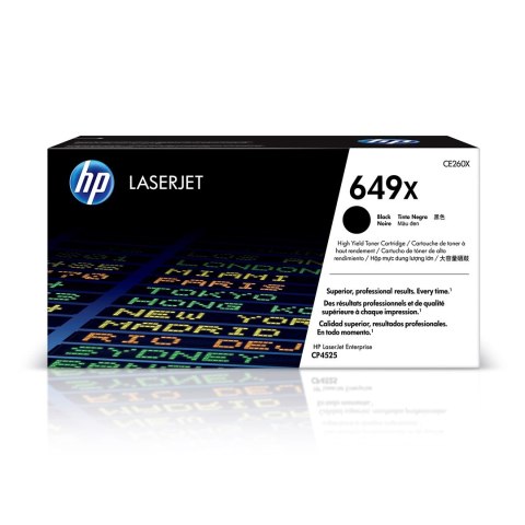 Hewlett-Packard HP 649X oryginalny wkład z czarnym tonerem LaserJet XL