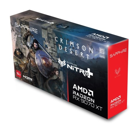 Sapphire Karta graf. SAPPHIRE NITRO+ RX 9070 XT OC 16G C DES