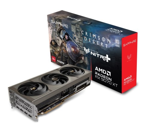 Sapphire Karta graf. SAPPHIRE NITRO+ RX 9070 XT OC 16G C DES