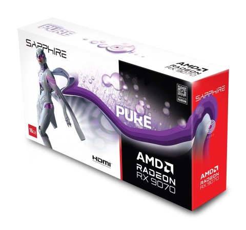 Sapphire Karta graf. SAPPHIRE PURE RX 9070 GAMING OC 16GB