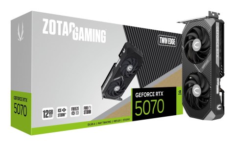 ZOTAC Karta graficzna ZOTAC GAMING GeForce RTX 5070 Twin Edge 12GB